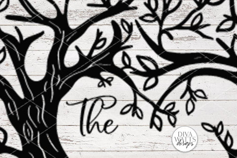 Like Branches On A Tree SVG | Family Tree Customizable Design For Sign SVG Diva Watts Designs 