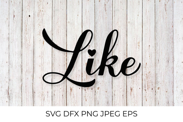 Like calligraphy hand lettering SVG LaBelezoka 