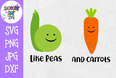 Like Peas and Carrots - Twin Bodysuit SVG SVG ShootingStarSVG 