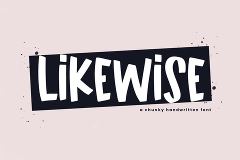 Likewise - Fun Handwritten Font Font KA Designs 