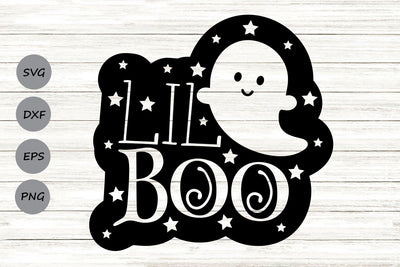 Lil Boo| Kids Halloween SVG Cutting Files. SVG CosmosFineArt 