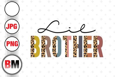 Lil Brother Half Leopard PNG, JPG Files Sublimation BMDesign 