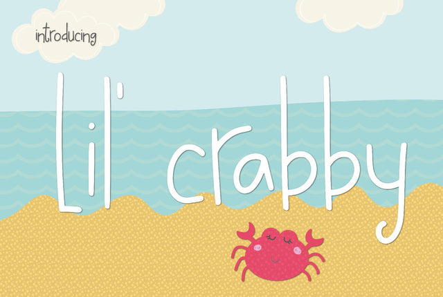 Lil' Crabby Font Kitaleigh 