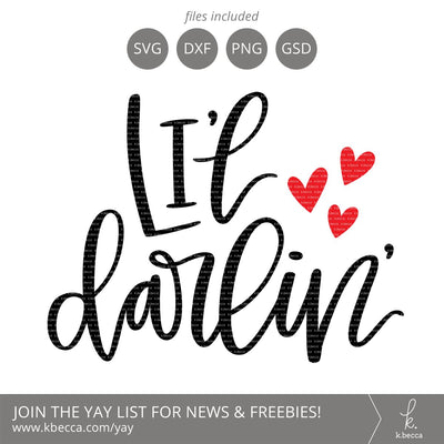 Lil Darlin SVG k.becca 