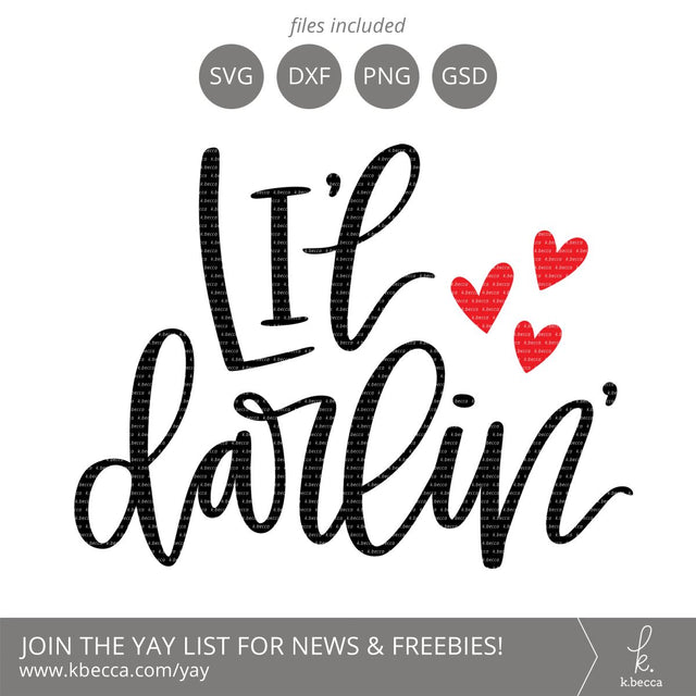 Lil Darlin SVG k.becca 