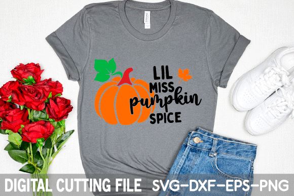 Lil miss pumpkin spice svg, pumpkin svg bundle SVG BB Type Studios 
