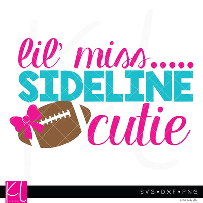 Lil Miss Sideline Cutie SVG Kelly Lollar Designs 