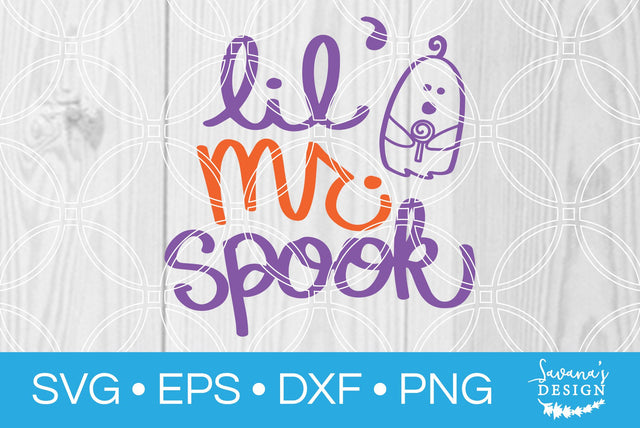 Lil Mr Spook SVG SavanasDesign 