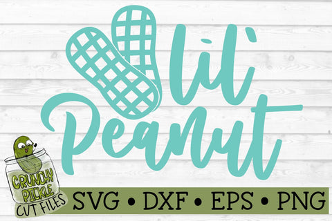 Lil' Peanut Baby SVG File SVG Crunchy Pickle 