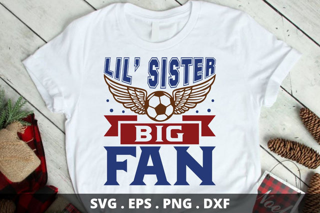lil' sister big fan SVG Designangry 