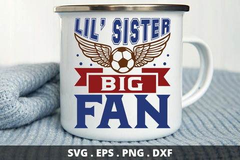 lil' sister big fan SVG Designangry 