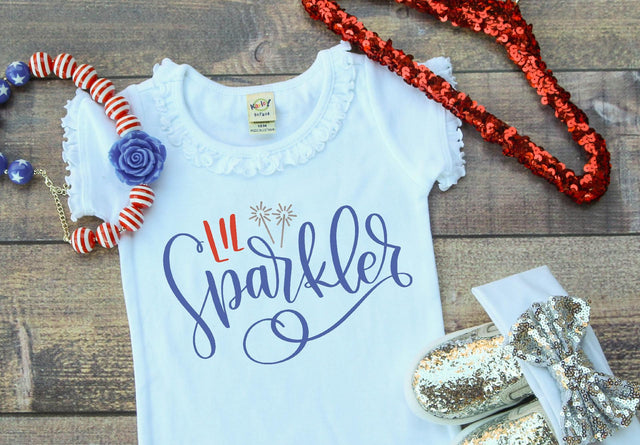 Lil Sparkler | July 4th SVG Files | SVG 4th of July SVG So Fontsy Design Shop 