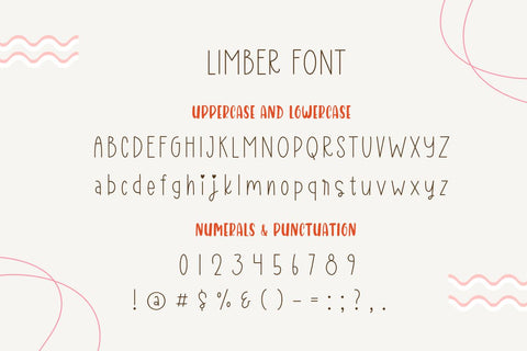 Limber Font Font AnningArts Design 