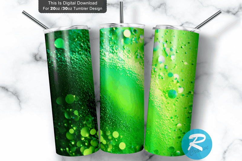 Lime Green Glitter 20 oz / 30 oz Tumbler PNG Sublimation Regulrcrative 