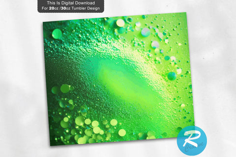 Lime Green Glitter 20 oz / 30 oz Tumbler PNG Sublimation Regulrcrative 