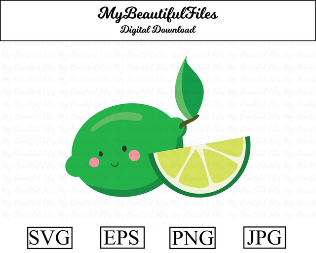limes - fruit SVG MyBeautifulFiles 