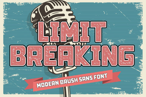 Limit Breaking Font Letterara 