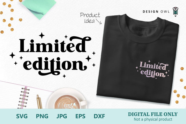 Limited Edition - Funny T shirt SVG file SVG Design Owl 