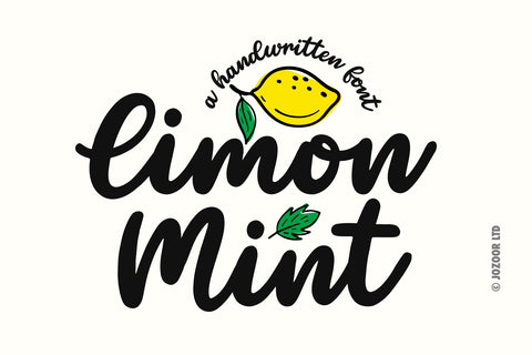 Limon Mint - Fresh Script Font Font Jozoor 