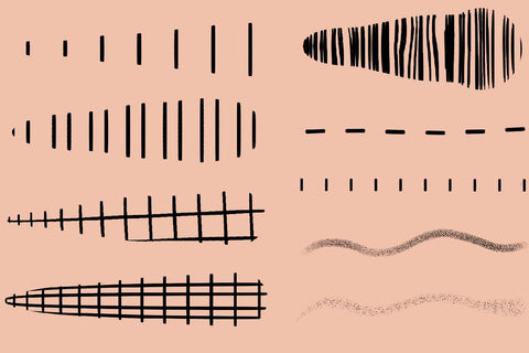 Line Art Procreate Brushes SVG SvgOcean 