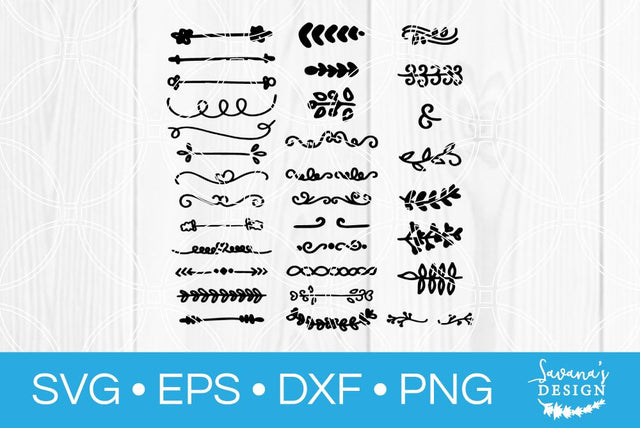 Line Dividers SVG SavanasDesign 