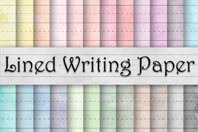 Lined Writing Paper Digital Paper Sublimation Old Market 