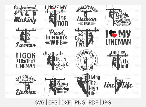 Lineman Svg, Lineman Svg Bundle, Lineman png, Lineman Daddy svg, Lineman daughter, Lineman quotes, Lineman son svg, Lineman Life, Vector SVG Dinvect 