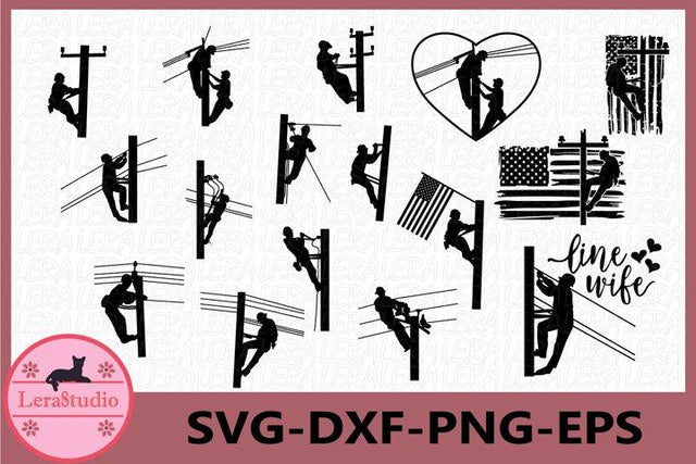 Lineman Svg SVG Lerastudio 