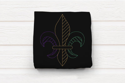 Linework Fleur de Lis Embroidery Embroidery/Applique DESIGNS Designed by Geeks 