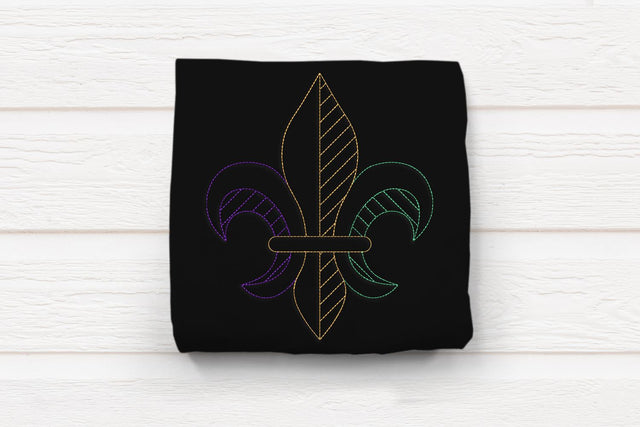 Linework Fleur de Lis Embroidery Embroidery/Applique DESIGNS Designed by Geeks 