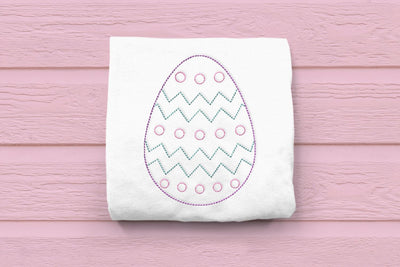 Linework Patterned Easter Egg Embroidery Embroidery/Applique DESIGNS Designed by Geeks 