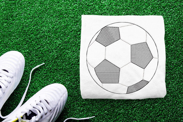 Linework Soccer Ball Embroidery Embroidery/Applique DESIGNS Designed by Geeks 