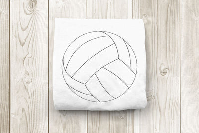 Linework Volleyball Embroidery Embroidery/Applique DESIGNS Designed by Geeks 