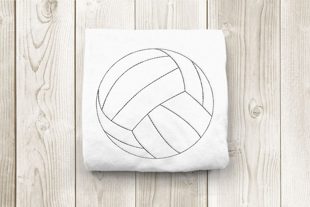 Linework Volleyball Embroidery Embroidery/Applique DESIGNS Designed by Geeks 