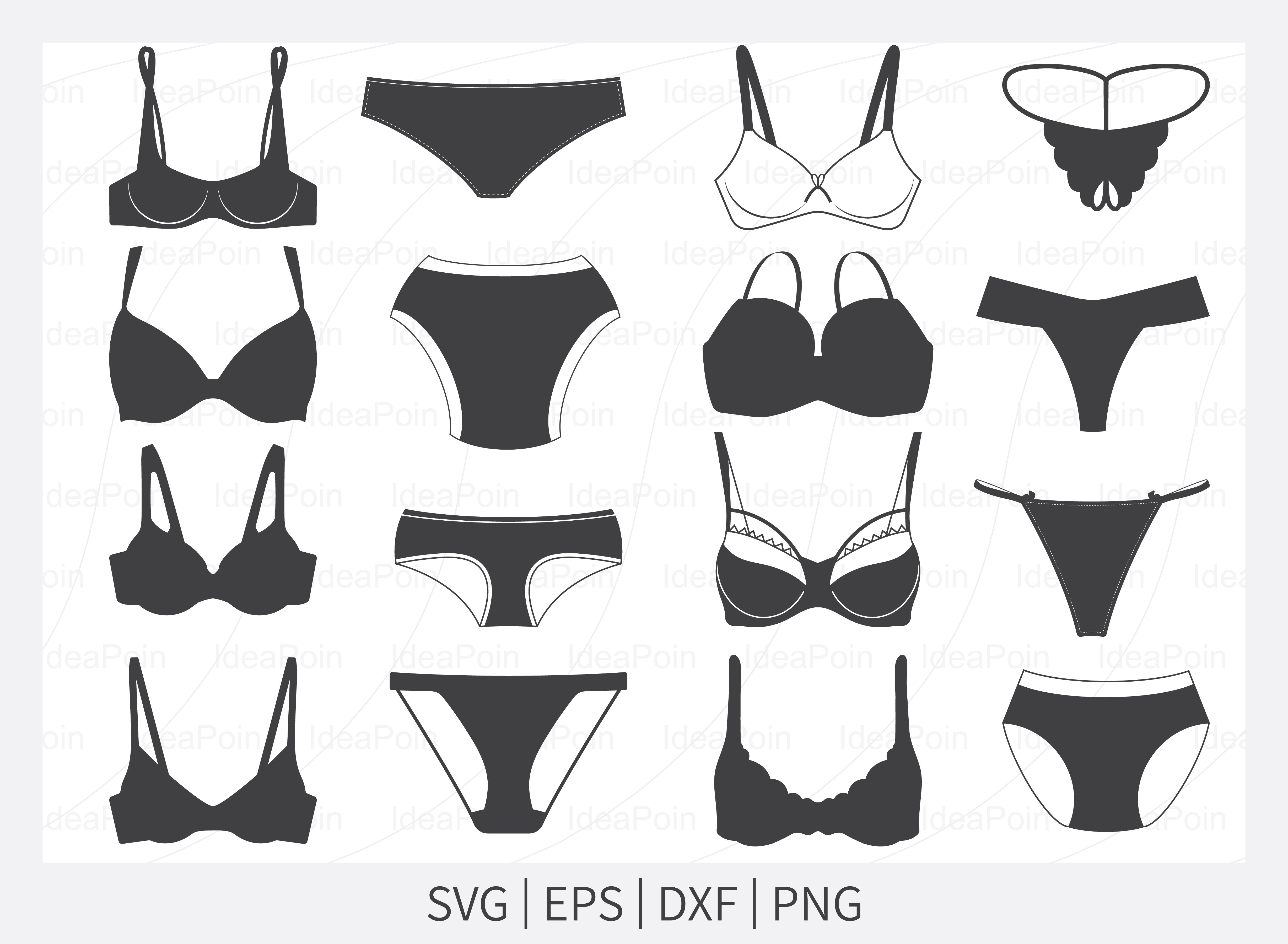 Lingerie Bra Svg/ Lingerie Svg/ Fashion Svg/ Underwear Svg/ Woman Clothing  Svg/ Bra Silhouette/ Cut Files/ Sexy Svg/ Vector Svg -  Canada