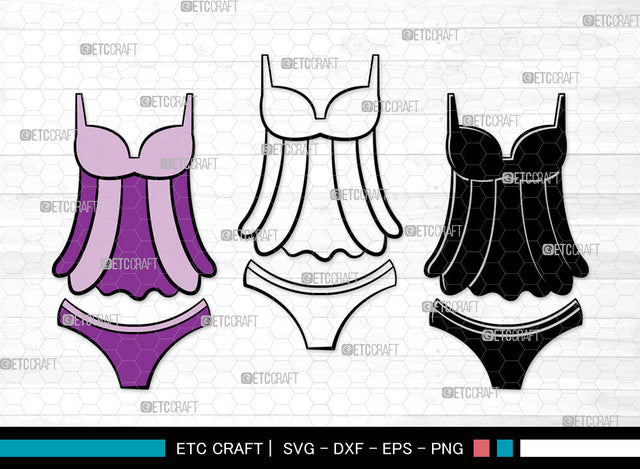Lingerie Clipart SVG, Women's Lingerie Svg, Sexy Sleepwear Svg, Bra Svg, Women's Underwear Svg, Sexy Clothing Svg, Ladies Fashion Svg, Bikini Svg, Lingerie Svg Bundle SVG ETC Craft 