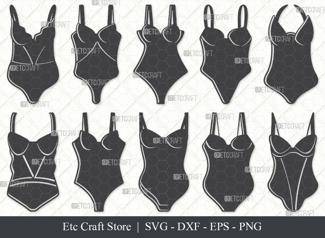 Lingerie SVG, Lingerie Silhouette, Sexy Sleepwear Svg, Bra Svg, Women Underwear Svg, Sexy Clothing Svg, Ladies Fashion Svg, Bikini Svg, Lingerie Svg Bundle SVG ETC Craft 
