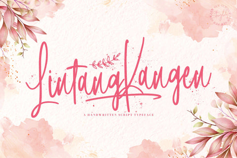 Lintang Kangen - Handwritten Font Font StringLabs 