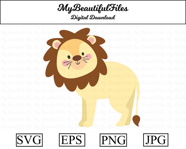 lion - Animal SVG MyBeautifulFiles 
