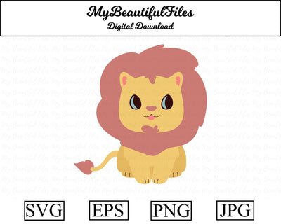 Lion - Animal SVG MyBeautifulFiles 