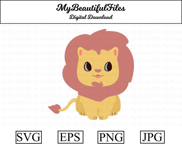 Lion - Animal SVG MyBeautifulFiles 