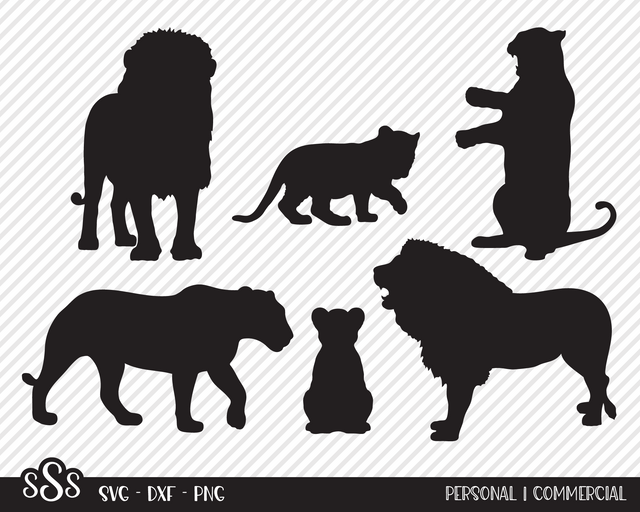 Lion Bundle | Outdoor SVG SVG Texas Southern Cuts 