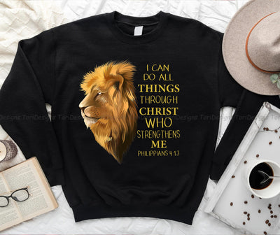 Lion Christian PNG sublimation design Sublimation ToriDesigns 