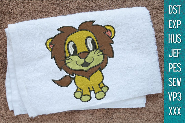 Lion Embroidery Designs Embroidery/Applique DESIGNS SvgOcean 