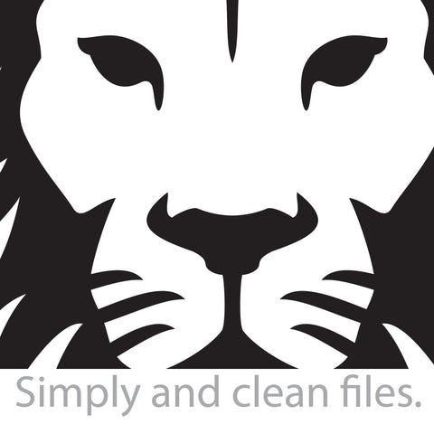 Lion Head SVG TribaliumArtSF 
