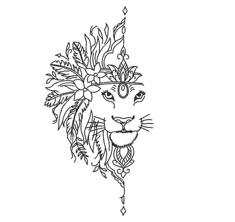 Lion Machine Embroidery Design Embroidery/Applique DESIGNS Canada Embroidery 