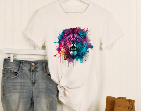 Lion Sublimation Designs Bundle, 6 Designs, Lion PNG Files, Lion Clipart Sublimation HappyDesignStudio 