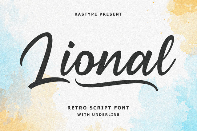 Lional | Retro Script Font Font Rastype 