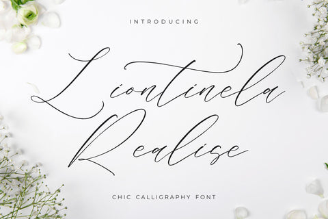 Liontinela Realise - Chic Calligraphy Font Font Storytype Studio 
