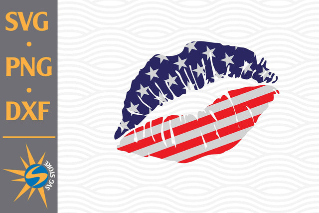 Lip US Flag SVG, PNG, DXF Digital Files Include SVG SVGStoreShop 